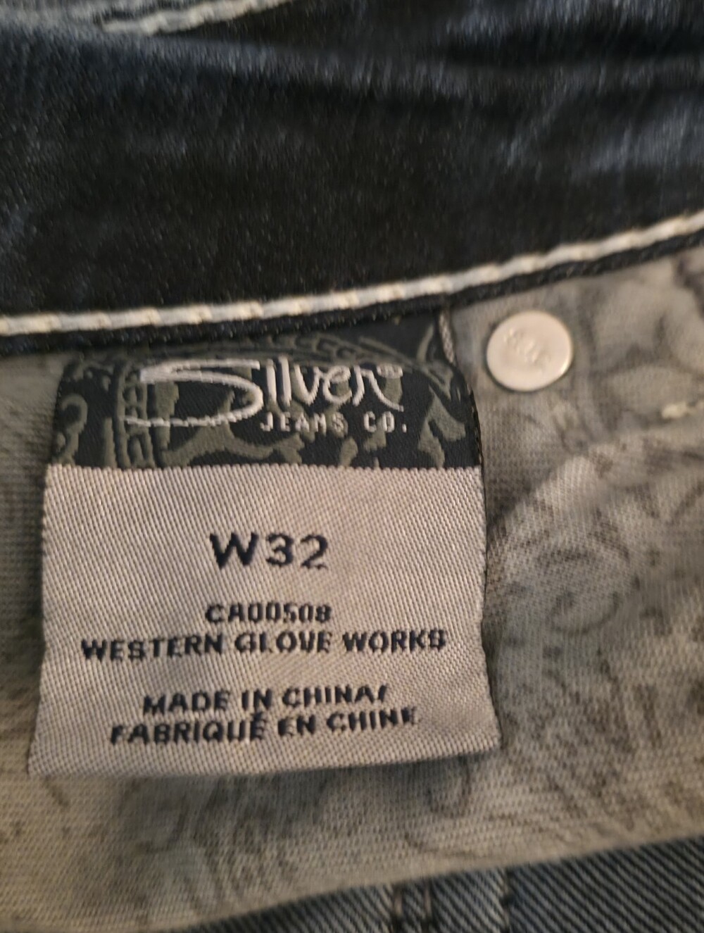 Silver Jeans Blue Cropped Ankle Jeans Size 32 - Picture 3 of 5